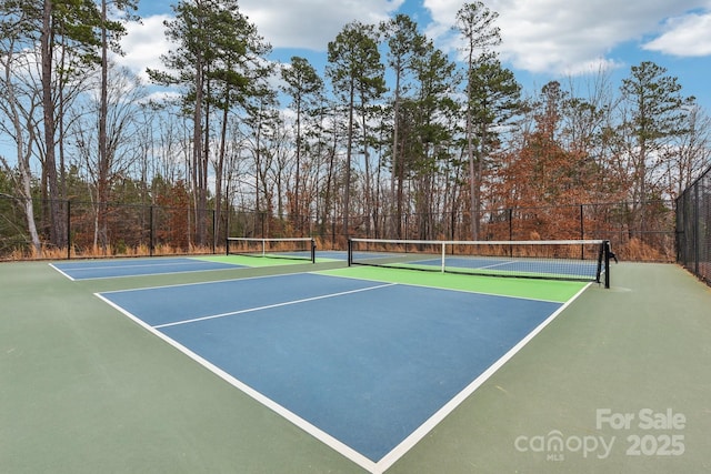 view of sport court