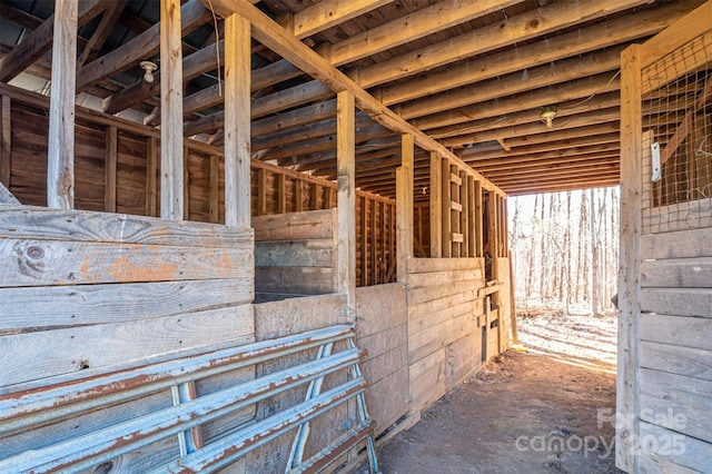 view of stable