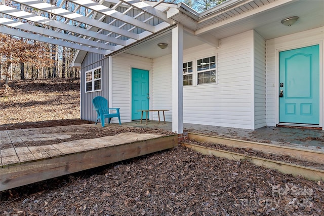 view of entrance to property