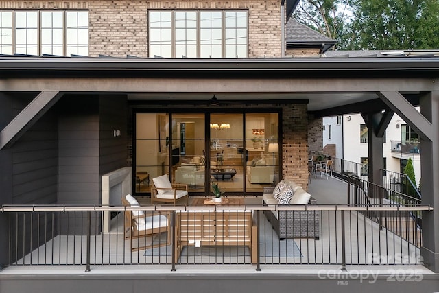 1214 S Kings Dr Unit A, Charlotte, NC 28207 - patio / terrace featuring an outdoor hangout area