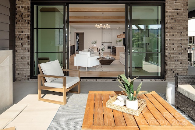 1214 S Kings Dr Unit A, Charlotte, NC 28207 - view of patio