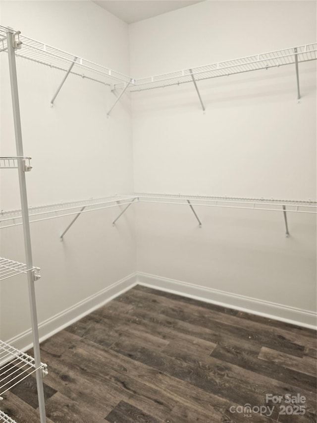 609 Shiloh Unity Rd, Lancaster, SC 29720 - spacious closet with dark wood-style flooring