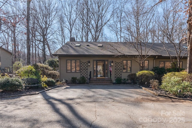 view of ranch-style home