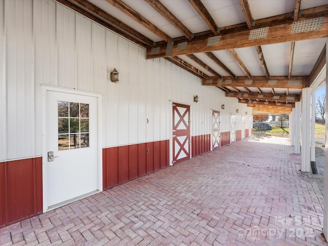 view of stable