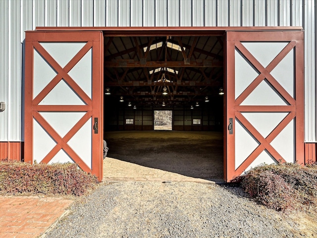 view of stable