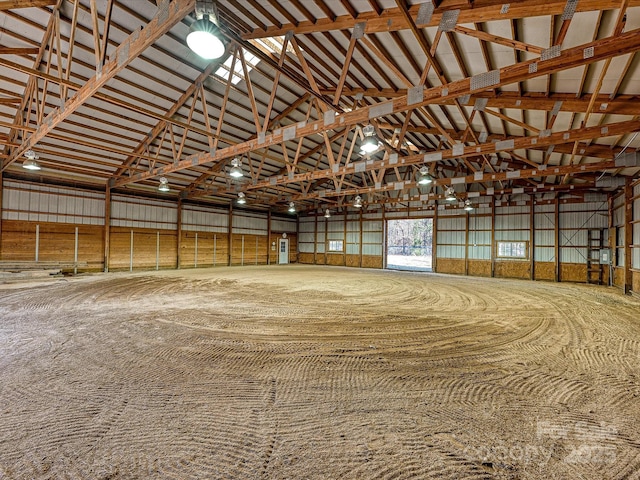 view of stable