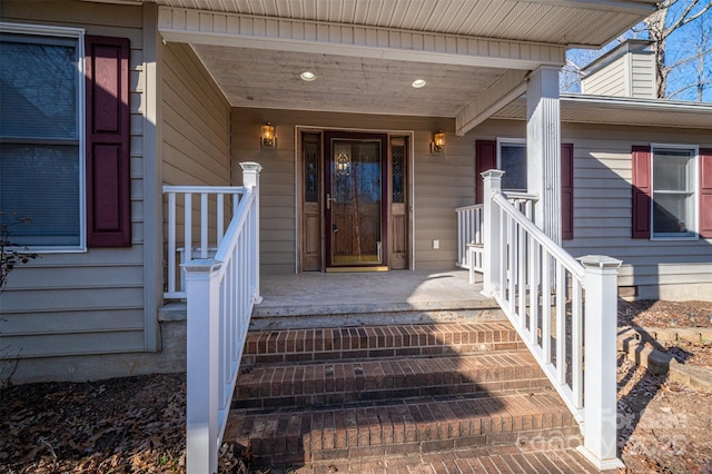 view of entrance to property