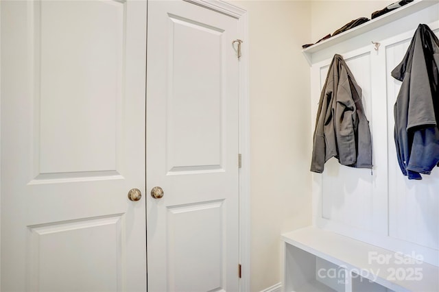 view of mudroom