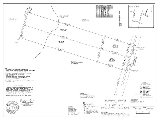 0 Hillard Ln, Lincolnton NC, 28092 land for sale