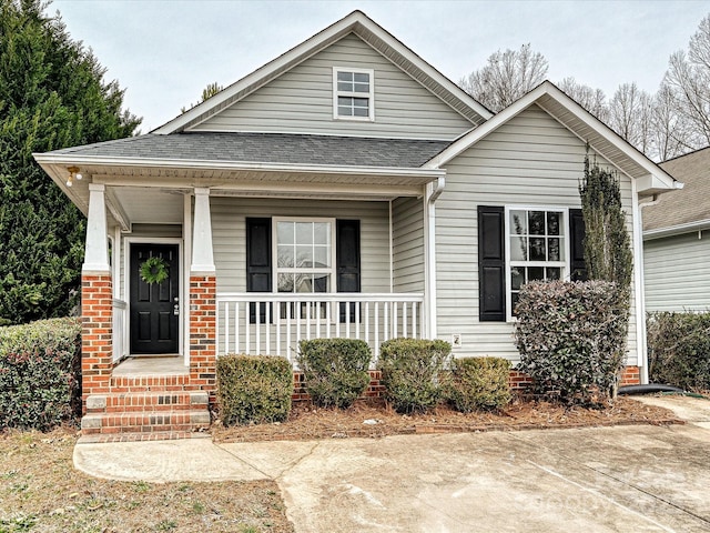 bungalow with a porch