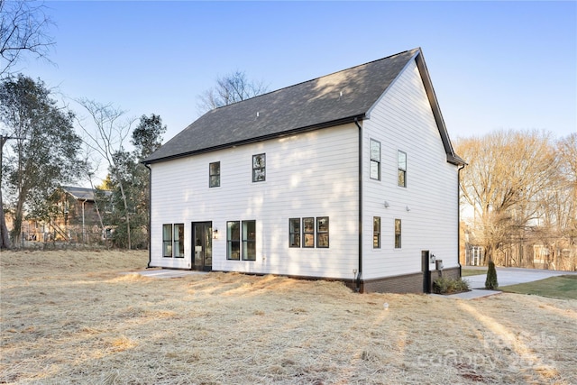 view of back of property