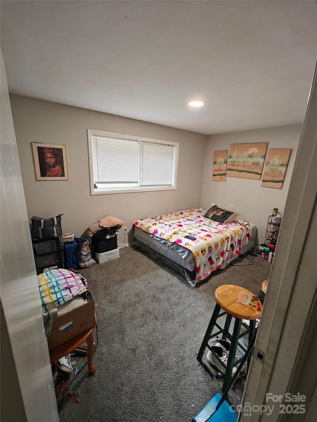 bedroom featuring carpet floors