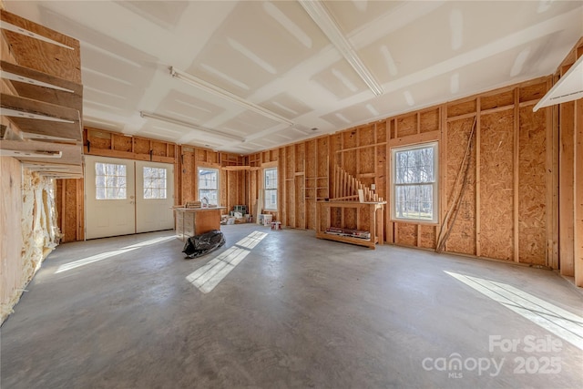 misc room featuring concrete flooring