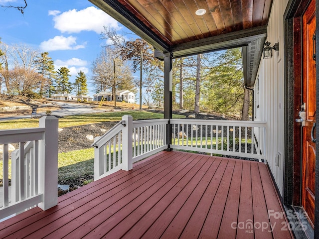 view of deck