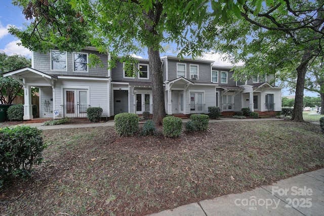 view of front of house featuring french doors