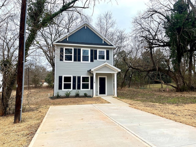 view of front of home