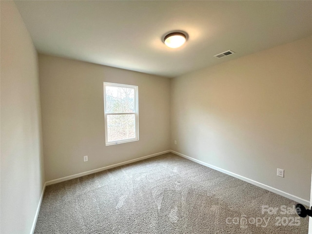 129 Sharon Rd, York, SC 29745 - spare room featuring visible vents, carpet flooring, and baseboards