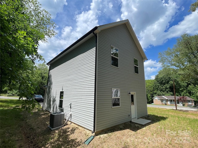 129 Sharon Rd, York, SC 29745 - view of property exterior featuring a yard and cooling unit