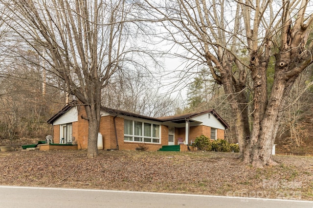 view of ranch-style home