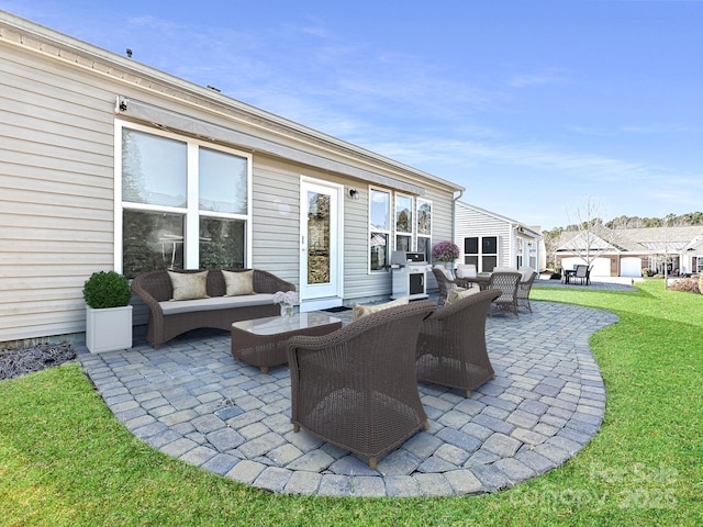 8024 Carolina Lakes Way, Fort Mill, SC 29707 - view of patio featuring an outdoor hangout area and grilling area