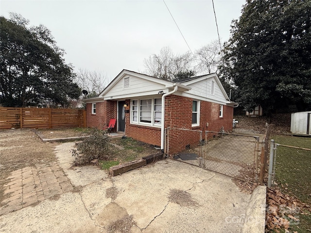 view of front of home