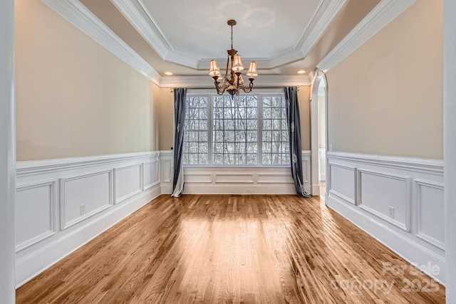 interior space featuring an inviting chandelier