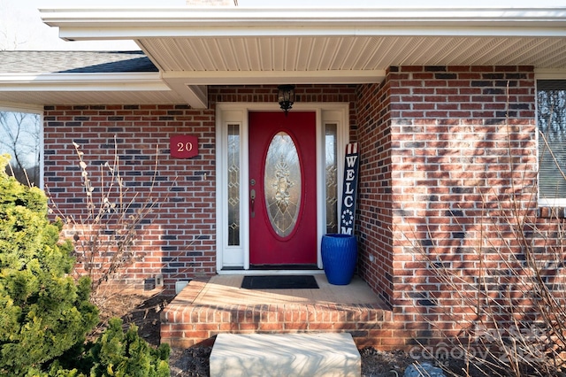 view of entrance to property