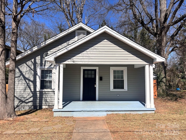 view of front of house with a porch