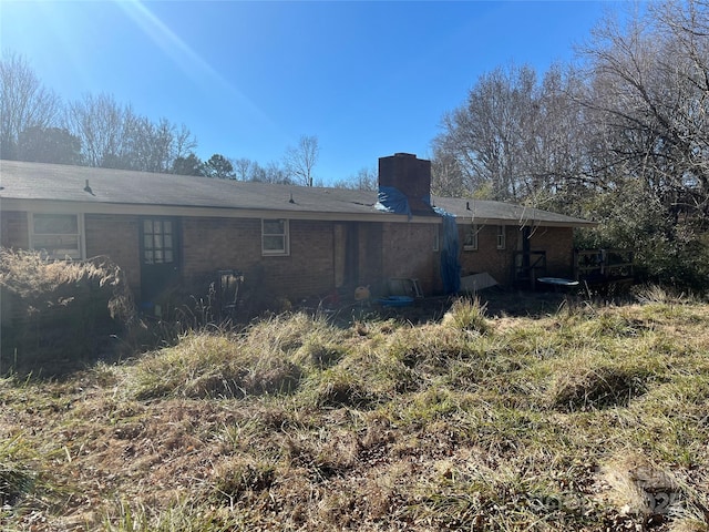 view of rear view of property