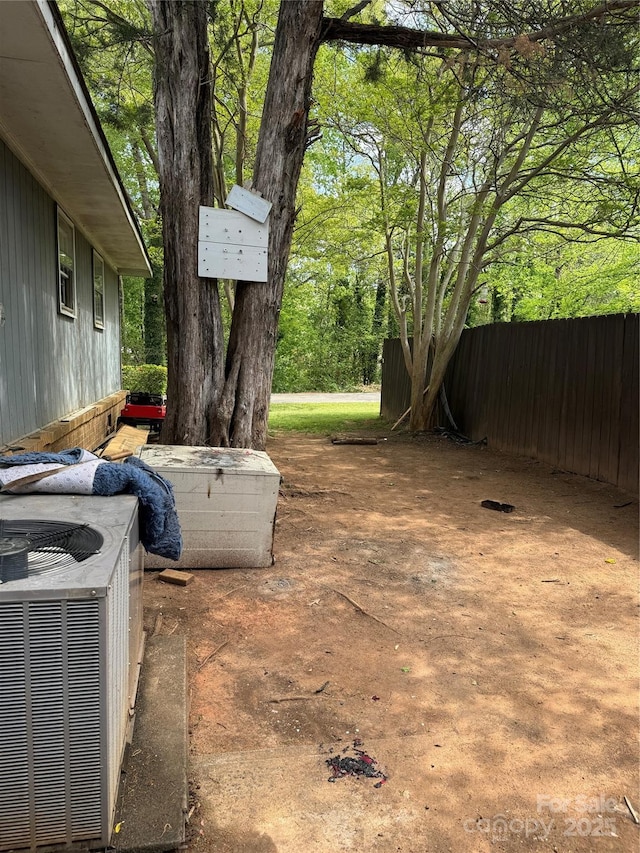 37 Cedarvilla Dr, Rock Hill, SC 29730 - view of yard with fence and central AC