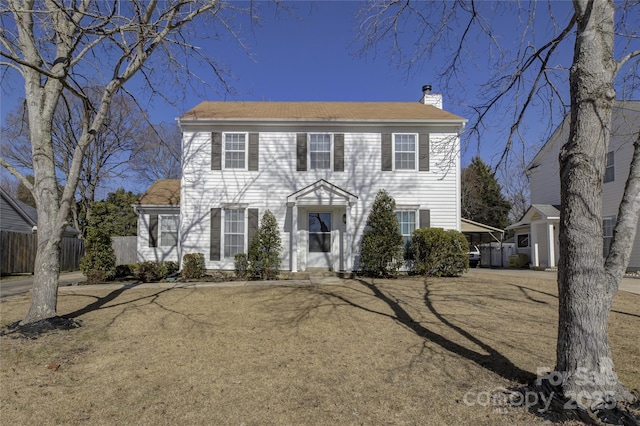 view of colonial house