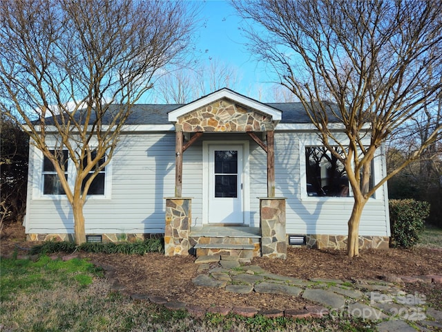 view of front of property