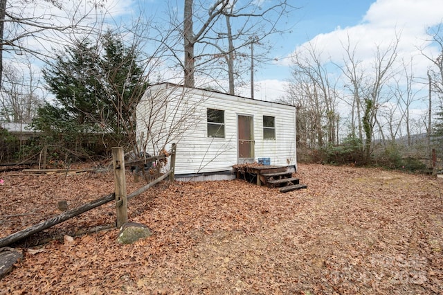 view of outbuilding