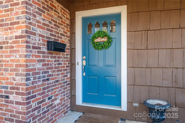 view of entrance to property