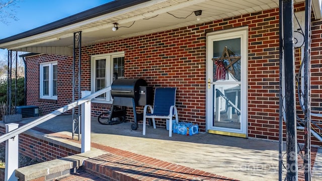 exterior space with central AC unit