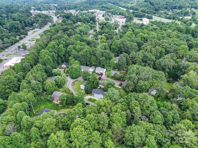 25 Amys Way, Black Mountain, NC 28711 - aerial view of a heavily wooded area