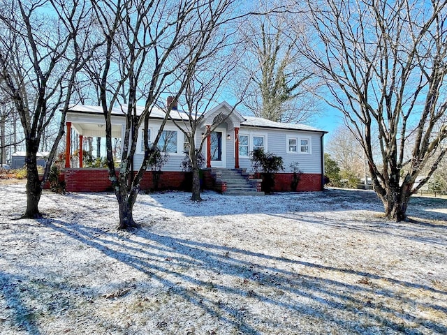 view of ranch-style house