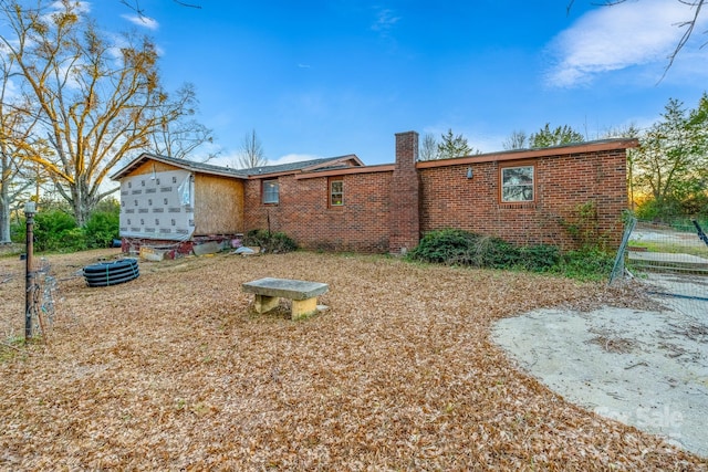 view of rear view of property