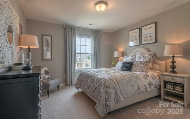 bedroom featuring carpet floors