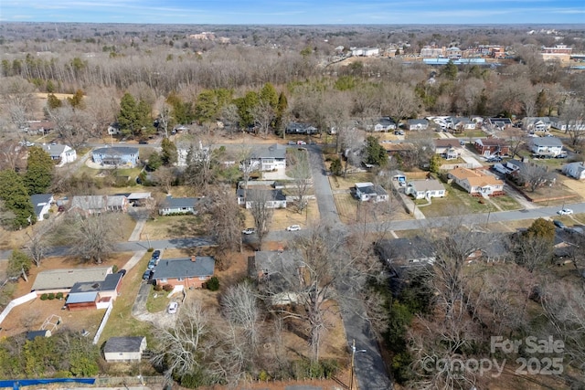 birds eye view of property featuring a residential view