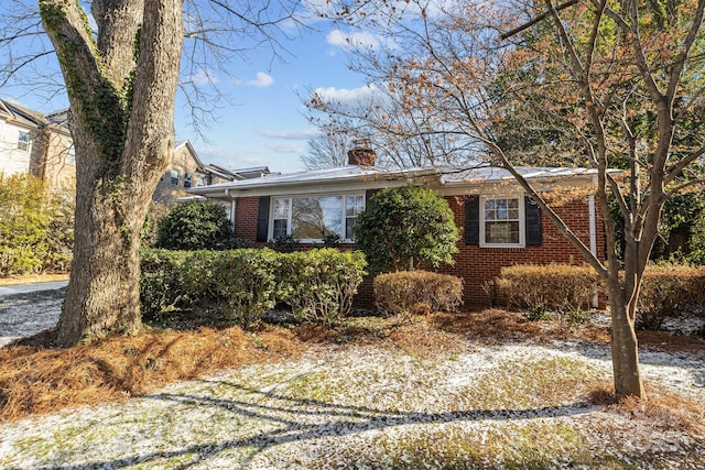 view of front of property