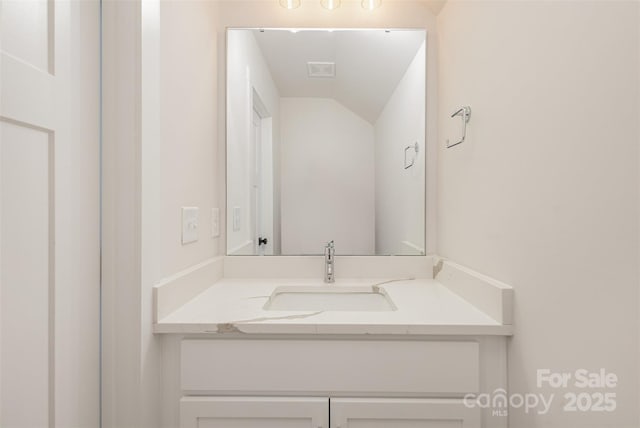 5048 York Park Ln, Charlotte, NC 28217 - bathroom with vanity and visible vents
