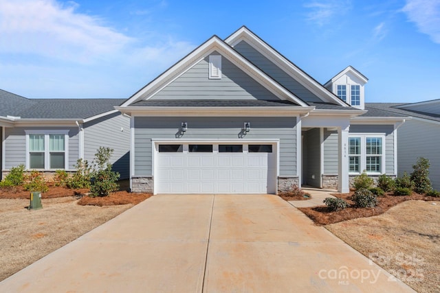 view of craftsman inspired home