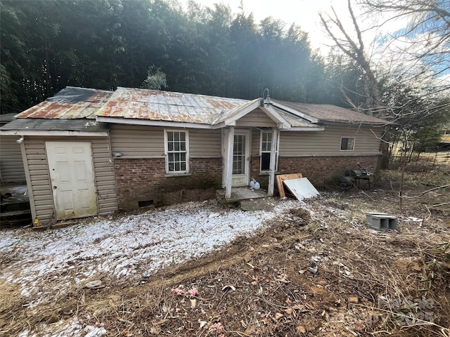 view of front of home