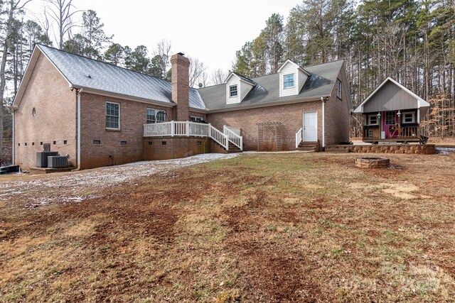 view of back of property
