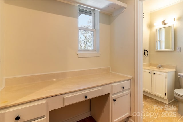 615 Biltmore Ave Unit T7, Asheville, NC 28803 - bathroom with tile patterned flooring, vanity, and toilet