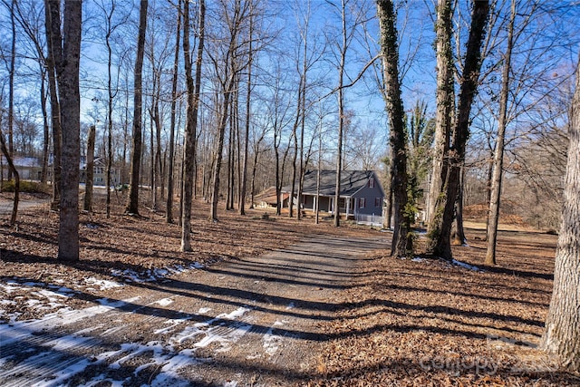 view of road