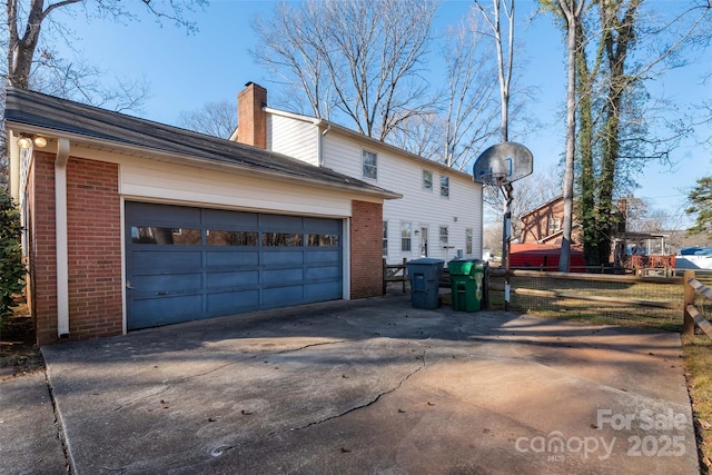 view of side of property