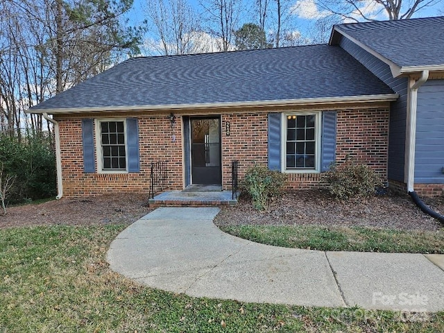 view of ranch-style home