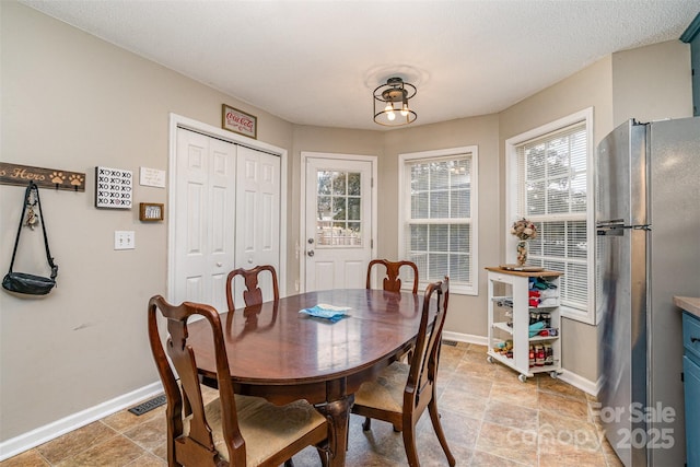 view of dining room